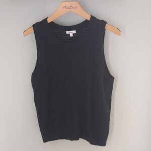 Reitmans Navy Sleeveless Knit Tank Top